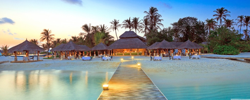 Peaceful Beach Landscape
